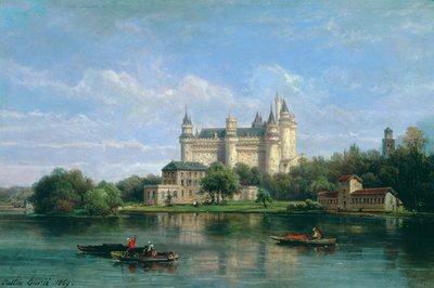 Das Schloss Pierrefonds, 1869 von Pierre Justin Ouvrie